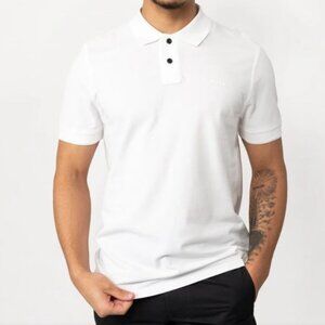 Boss Orange short sleeve polo top white men's size XL